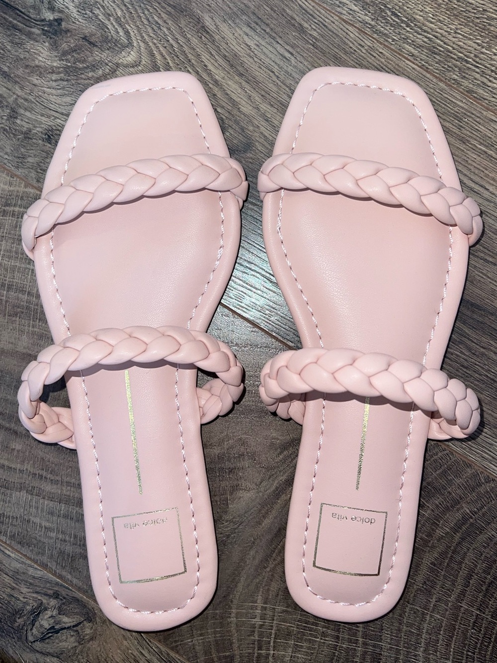 Brand New Dolce Vita Light Pink Braided Sandals